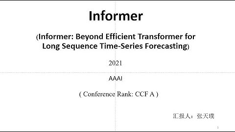 summary of time series model: Informer