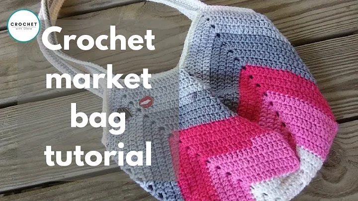Crochet Granny Square Bottom Bag Tutorial #crochet...