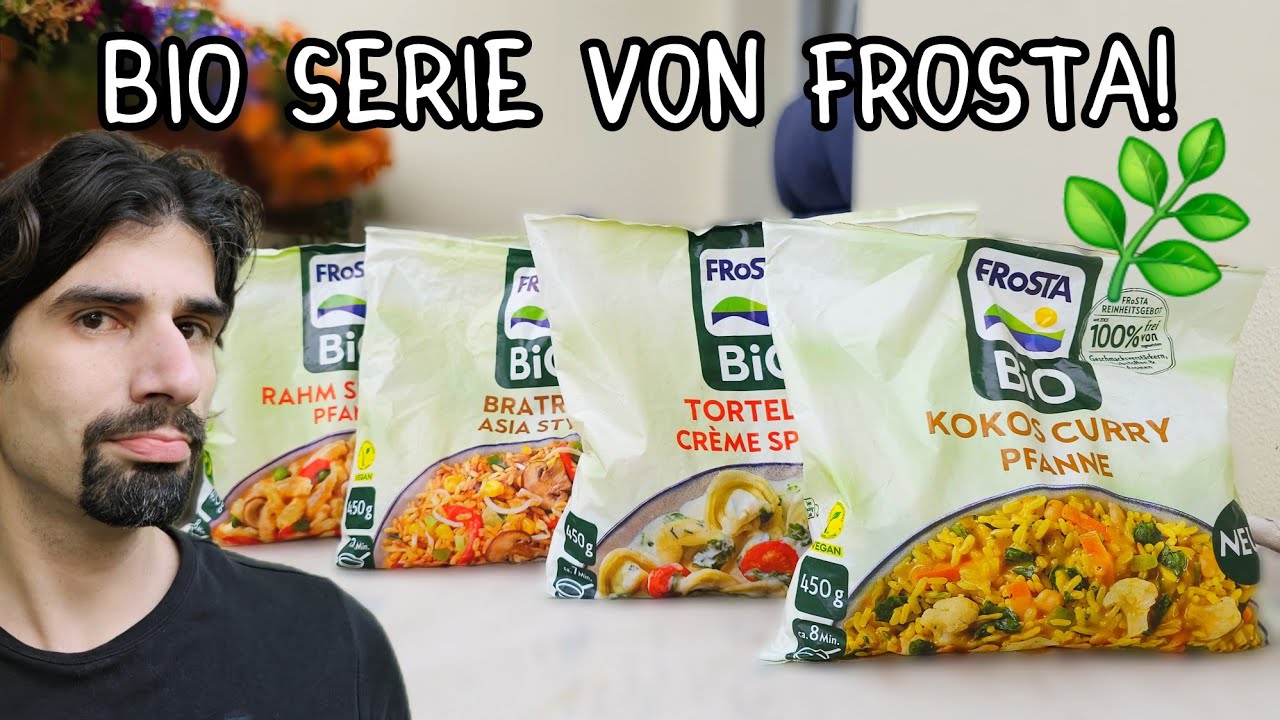 Vier Frosta Bio TK Gerichte im Geschmackstest