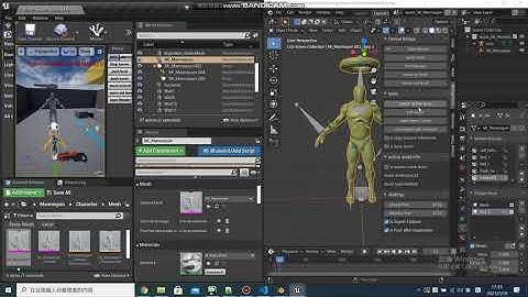 Unreal Engine Blender Bridge： 19 skeletal mesh:morph targets
