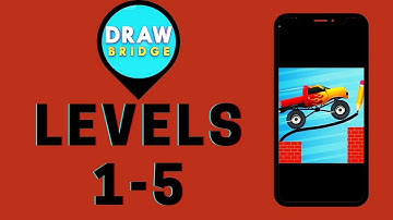 Draw The Bridge 3D Game | All Levels Walkthrough | Levels 1-5 |Android,iOS Mobile Game