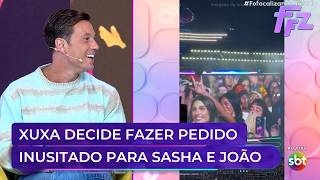 Xuxa faz pedido inusitado para Sasha Meneghel e diverte público em show | Fofocalizando 03/08/26