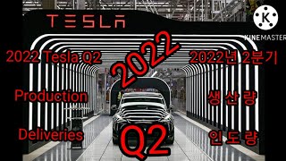 2022년 테슬라 2분기 발표. Tesla Q2 Production And Deliveries 2022