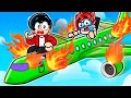 ODIO LAS VACACIONES en FAMILIA en Roblox 😱 | Roblox Airplane 4 | Karim Juega