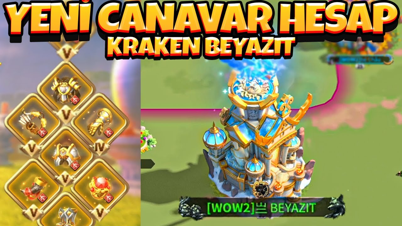TÜRK KRAKEN BEYAZITIN YENİ CANAVAR HESABI - Rise of Kingdoms