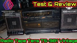 Radio Tape TENS TS-981 Jadul Vintage