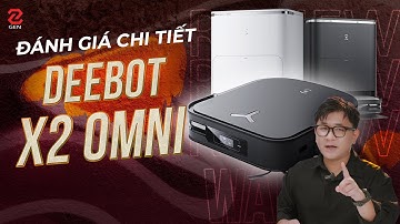 Đánh giá Ecovas Deebot X2 Omni : nhiều cải tiến đáng giá, thiết kế vuông, siêu mỏng và thông minh