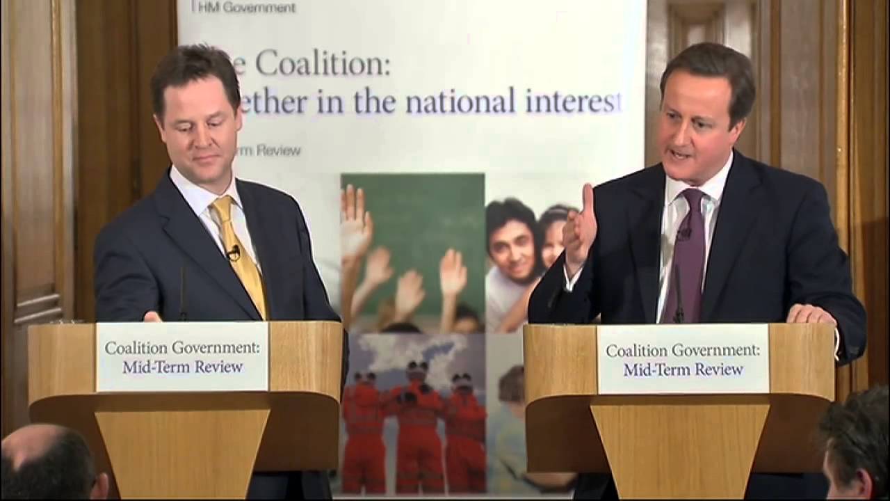 Cameron and Clegg: mid-term report
