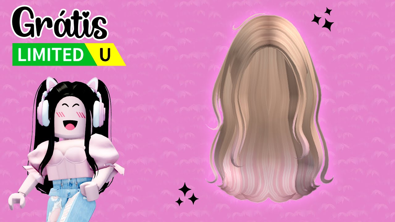 NOVO CABELO GRÁTIS NO ROBLOX!! 😮 #robloxitensgratis #roblox #robloxfr