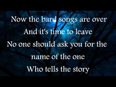 Blind Guardian-The Bard's Song (lyrics)