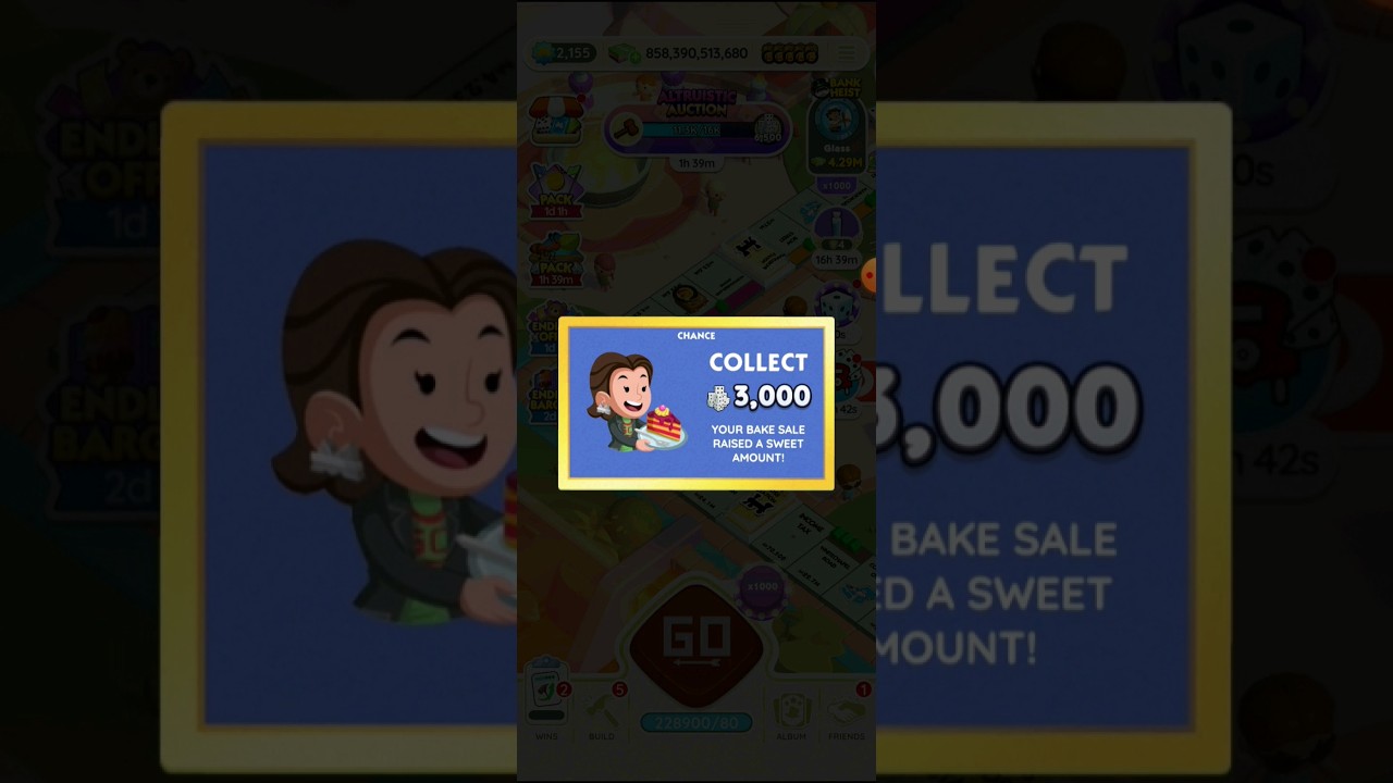 monopoly go | x1000 roll | event quick finish 