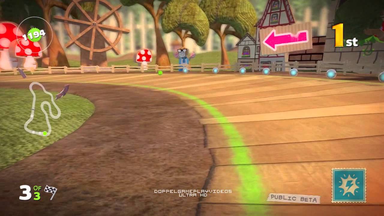 psp for sale LittleBigPlanet Karting BETA: Garden Grip VS