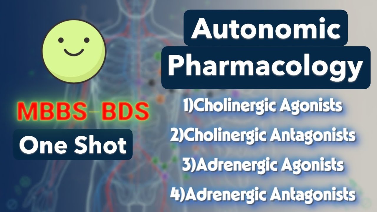 Easiest Way To  Autonomic Nervous System (ANS) Complete Pharmacology One Shot | Dr Hippocratic