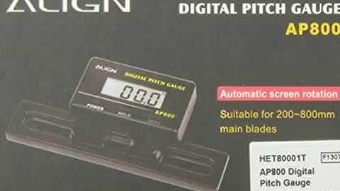 New Align HET80001 AP800 Digital Pitch Gauge Deal