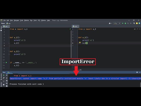 How to Fix : “ImportError: Cannot import name X” in Python?