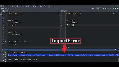 How to Fix : “ImportError: Cannot import name X” in Python?