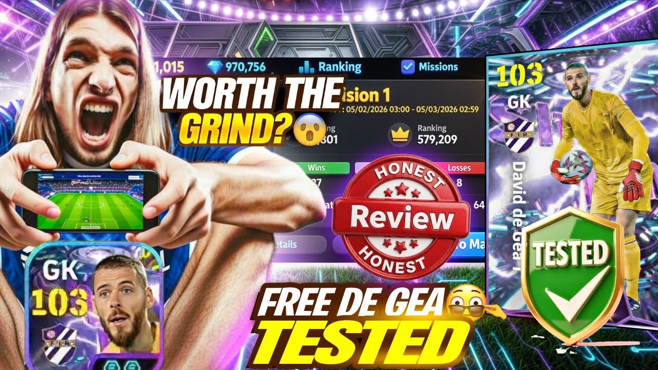 Обзор награды за Дэвида де Хеа в 1-м дивизионе | Честный тест игрового процесса – Стоит ли тратит...