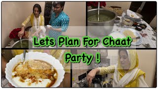 My recipies for A Chaat Party | Paani Puri| Dahi Wada| Meethi Chutni | Dipika Kakar Ibrahim