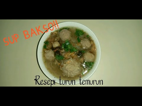 Video: Sup Bakso Yang Sedap