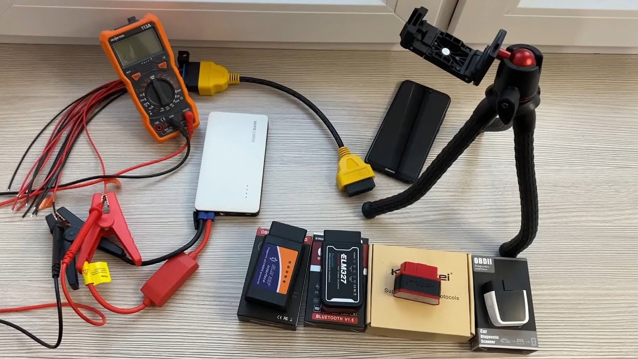 ELM327 V1.5 и V2.2 ТЕСТ и сравнение Bluetooth адаптеров + подключение к ...