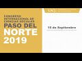 Congreso Internacional de Ciencias Sociales Paso del Norte  (Parte 1) del 10 de septiembre de 2019