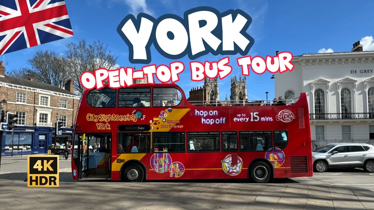 Достопримечательности Йорка, Великобритания: тур на автобусе с открытым верхом