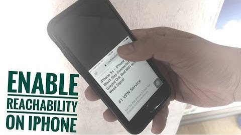 How to Enable/Use Reachability on iPhone 8 (Plus), iPhone 7 (Plus), iPhone 6 (Plus)