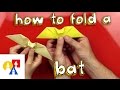 How To Fold An Origami Bat