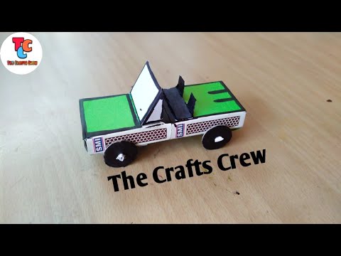 matchbox car | How to Make a Toy Car at Home Easy  | The Crafts Crew