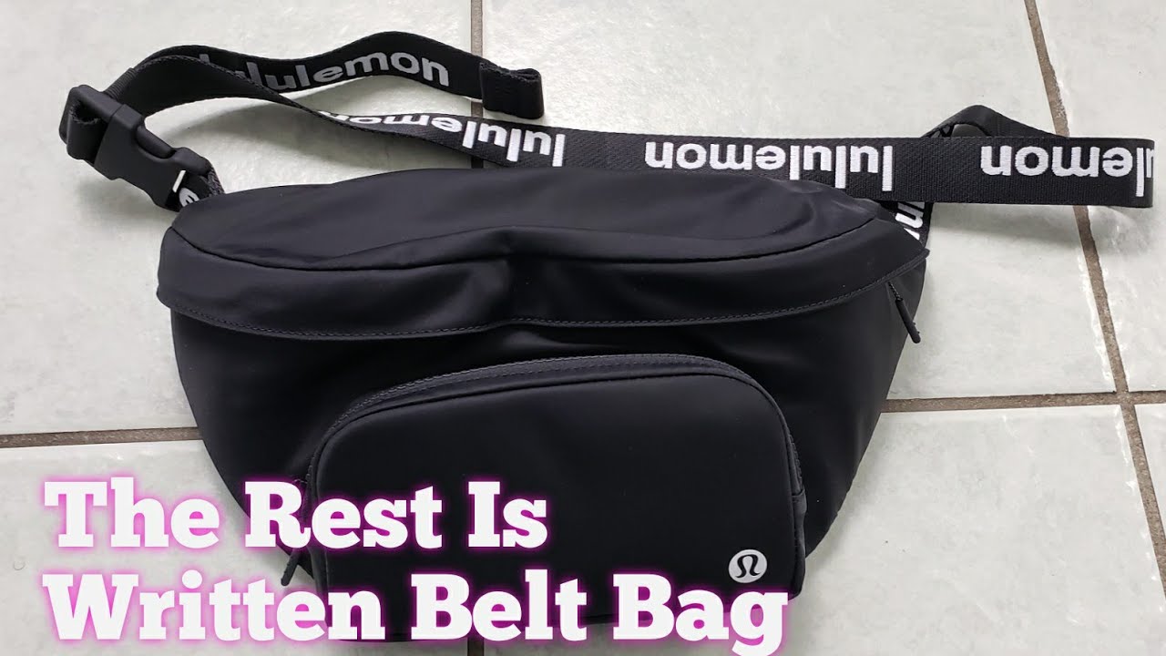 Lululemon The Rest Is Written Belt Bag Review - What's In My Bag? 