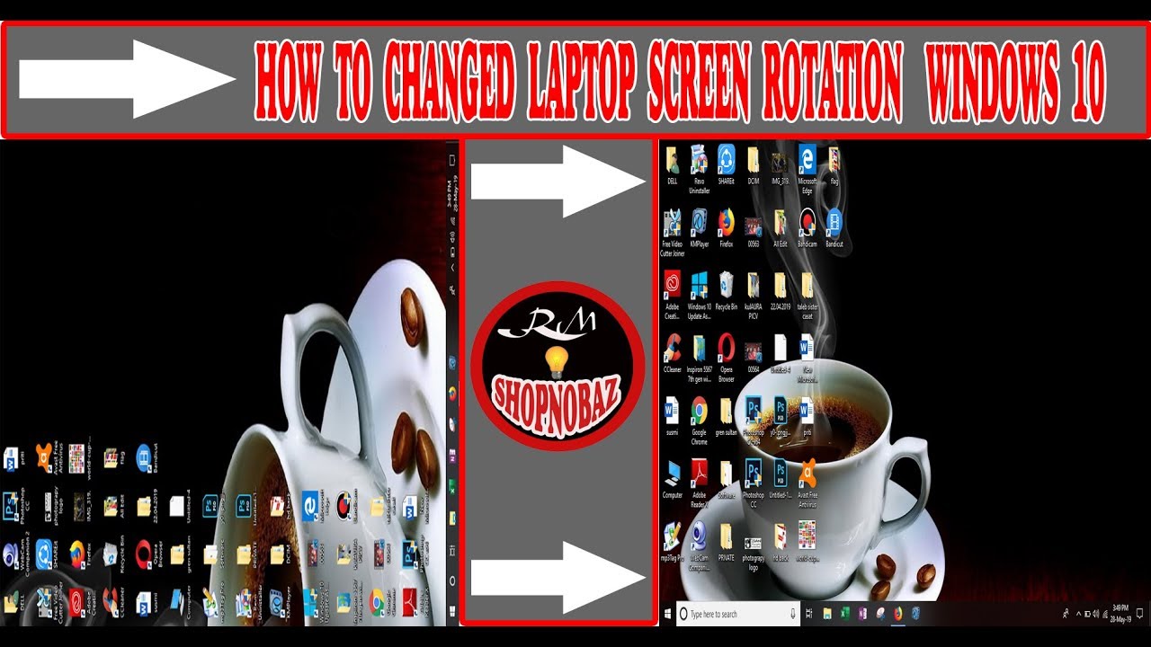 How To Change Screen Rotations Windows 10 