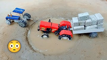 diy tractor stuk in mud mini science project || Part- 3 |l@topminigear