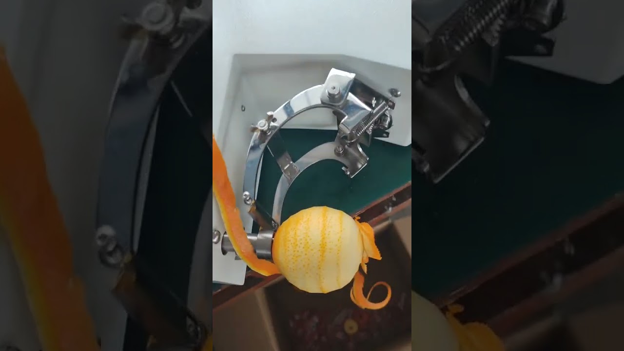 Máquina peladora de naranjas para hacer tiras de naranja