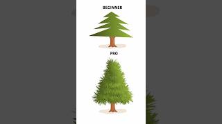 Details Beginner or Pro Create This Vector Tree in Adobe Illustrator! #Shorts Guide