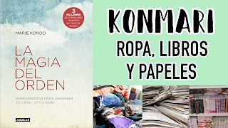 Limpieza y organización con el Método KONMARI: Ropa, libros y papeles |  Christine Hug - YouTube