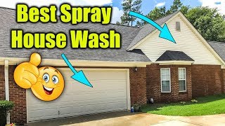 Spray on House Cleaner  Mold House Wash