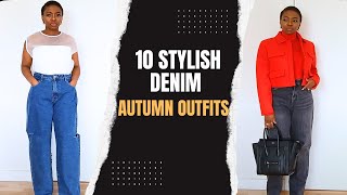 10 Stylish Denim Outfits For Fall/Autumn 2023( And How To Style Them)