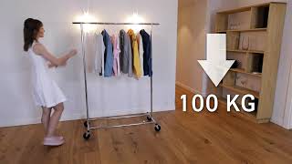 : Clothes Rack, Heavy Duty Clothes Rack, 220lb Capacity, Tatkraft Drogo: zenzeon.com #clothesrack