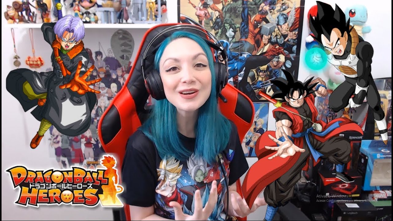 REACTING A DRAGON BALL HEROES 1° EPISÓDIO