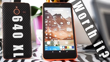 Lumia 640XL is it still worth it?! Still good?! (WM10) Carbon Fiber