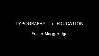 Typography in Education Since 1995