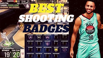 BEST SHOOTING BADGES TO EQUIP ON NBA 2K20! MOST *CONSISTENT* SHOOTING BADGES!