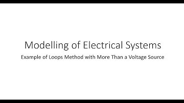 3.9: Modeling of Electrical Systems: Example of Loops Method with More Than a Voltage Source