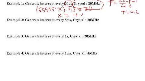 Pic16F877 Timer and counter 1