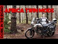 Honda Africa Twin Mods:  Africa Twin Crash Guards, Handguards, Luggage, Tires, Rear Rack + More