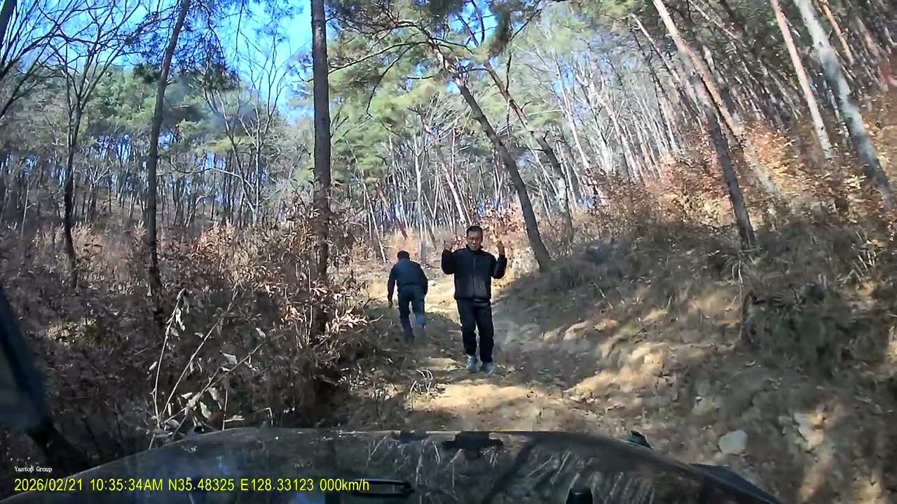 의령 임도 오프로드 블박 영상