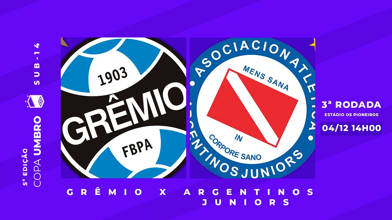 Grêmio x Arg. Juniors  - Copa Umbro - 2025 - 3ª rodada