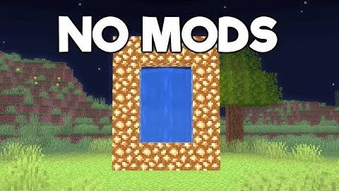 How to build an aether portal  no mods