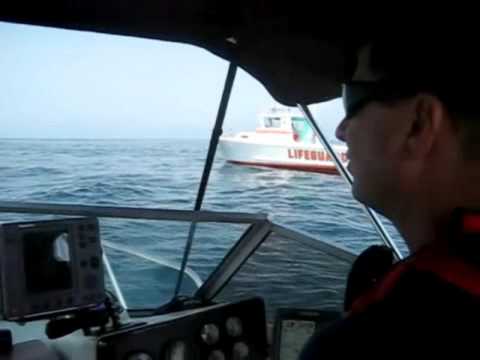 Coast Guard & USCG Auxiliary - Search and Rescue for Disabled Boat