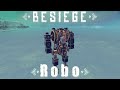 Besiege | Robot on two legs with vertical stabilizer |